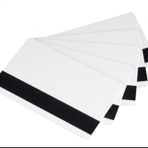 C4003  Классические пустые белые карты Evolis с магнитной полосой HICO - 0,76 мм (30 mil)