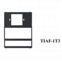 T1AF-1T3 Рамка для TBUS-1 под 1 сетевую розетку и 3 прибора в корпусе TOOLS