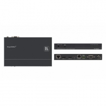 TP-582T Коммутатор 2x1 и передатчик HDMI, RS-232, ИК, Ethernet по витой паре HDBaseT; до 100 м