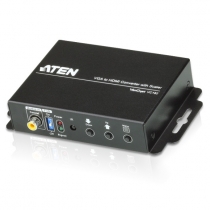 VC182-AT-G Конвертер интерфейса VGA-HDMI с поддержкой звука и масштабирования  