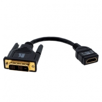 ADC-DM/HF Переходник DVI вилка на HDMI розетку, длина 30 см